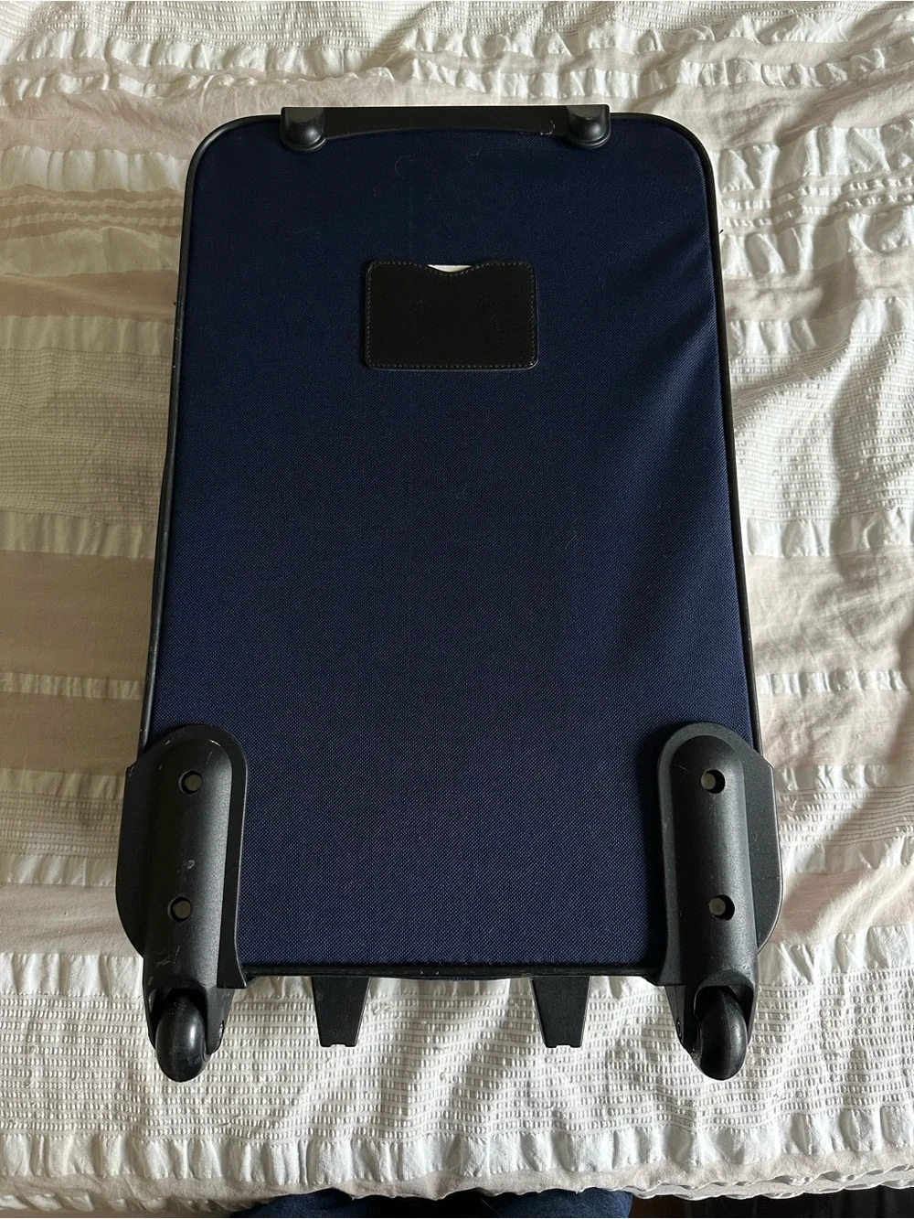Forecast Blue Rolling Carry-On Travel Bag Suitcase